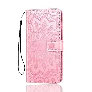 TROUNCE for VIVO V70 Elite Mobile Flip Cover Pu Leather Case | Shock Proof with Card Cash Holder Wallet & Magnetic Lock - Queen Pink