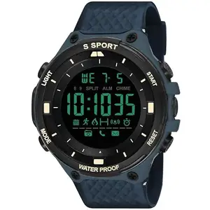 Stilish Wrist Watch-9084 Blue