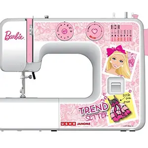 USHA JANOME My Fab Barbie Electric Sewing Machine