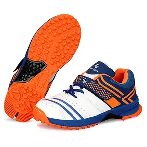 PRO KVH Men's Blue Advanced Cricket Shoes with Dual Lace-Up Closure and Strip Sole Rubber Phylon for Enhanced Performance 5