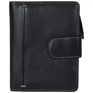 Leatherman Fashion Men Black, Brown Genuine Leather Wallet (8 Card Slots)