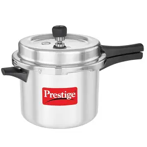 Prestige Popular Svachh 5.0 Litre Aluminium Outer Lid Pressure Cooker, Medium (10167)