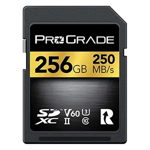 ProGrade Digital SDXC UHS-II V60 Memory Card (256GB), Gold, (Secure-Digital-Cards) price in India.