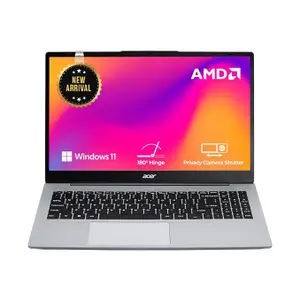 Acer Aspire 3 AMD Ryzen 5-7430U Processor with 39.62 cm (15.6") Full HD LED IPS Display (8GB RAM/512 GB SSD/WiFi 6/AMD Graphics/Win11 Home/55 A325-42, Backlit Keyboard, Pure 1.79KG)