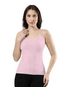 Femmora Body Hugging Waist Length Camisole, Solid, Soft and Comfortable Cotton Fabric with Adjustable Strap, for Women,Pack of 1