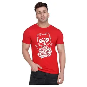 ALLEN BLACK Men's Round Neck T-Shirt, (DeepMifestyMe_ T-Shirt_M_6905_BZR) Black