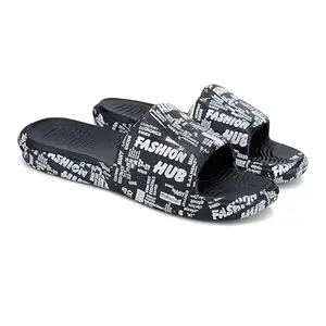 Lightweight & Comfortable Flip-flop For Men|Slipper For Men| Stylish Slipper Chappal For Men(Black)-8822