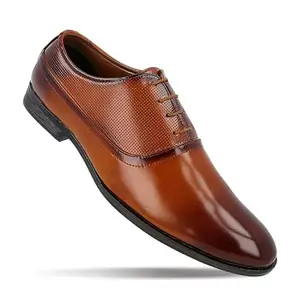 WALKAROO Men's Formal Shoes |WC97080 Tan