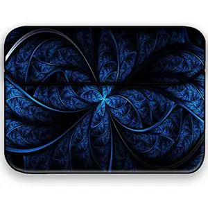 Theskinmantra 13-13.3 inch Blue Floral Design Laptop Sleeve Case Bag for Apple MacBook/MacBook Air/MacBook Pro/Surface Book/Notebook Computer (Multicolor)