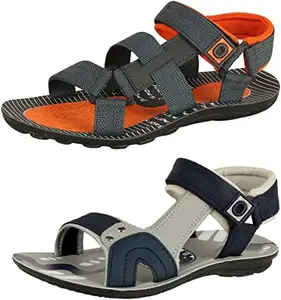 GENIAL Men's Multicolor Casual | Size - 7 | PWR-10 ORNG - SPR-16 GB_7