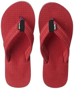 Aqualite Women LV-304 Slipper, Red, 5 UK/India