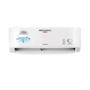 Hitachi 2 Ton Class 2 Star, 4-Way Swing, Long airthrow, Fixed Split AC (100% Dust Filter, 3200FL RAS.B222PCAIBA1)