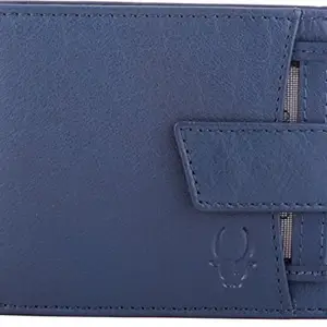 WildHorn Men’s Blue Genuine Leather Wallet