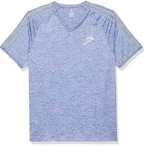 SG Polyester T-Shirt Men RTS RN9 Blue Grey XL, XL(Bue)