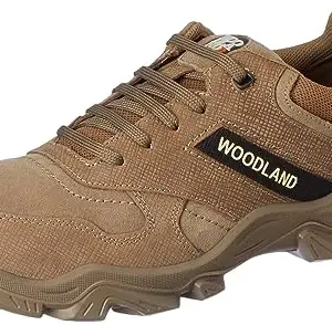 Woodland Men's Dubai Khaki Leather Casual Shoe-11 UK (45 EU) (OGCC 4259122)