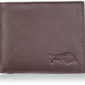 Justrack Men Brown Genuine Leather Wallet (LWM00163-JT)