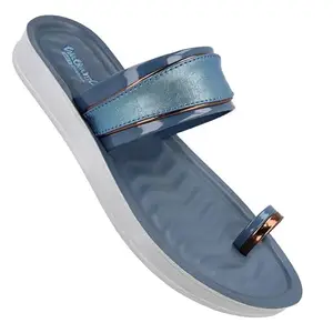 WALKAROO WE2346 Womens Fashion Sandals for Casual Wear - Teal Blue