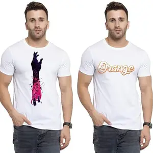 SST - Where Fashion Begins | DP-3675 | Polyester Graphic Print T-Shirt | for Men & Boy | Pack of 2