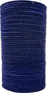 Femmibella Set Of 36 Navy Velvet Bangles Set For Women and Girls