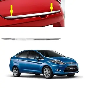 SKYTIQ® Dicky Chrome Trunk Garnish | Dicky Trim Rear Boot Patti Compatible with Ford Fiesta (2011 to 2013) Type 2