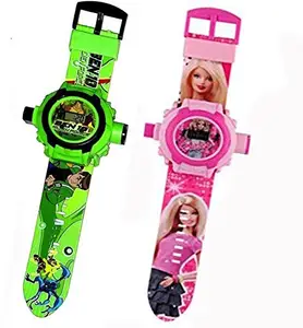 Generic Digital Girl's Watch (Pink Dial Pink Colored Strap)