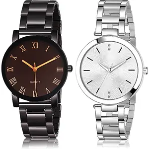 NEUTRON Rich Analog Black and Silver Color Dial Women Watch - GCPL15-GM202 (Pack of 2)