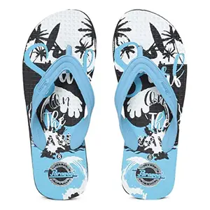 PARAGON HWK3710G Lightweight Flip Flops for Men | Comfortable Hawai Slippers with Durable & Cushioned Footbed & Sturdy Build for Outdoor Use Sea Blue