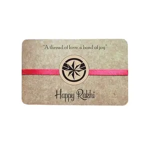 A11Rakhi printed designed wood rakhi for all