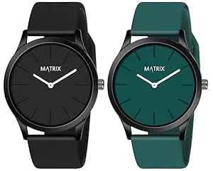 Visit the Matrix Store Matrix Fusion Minimalist Dial with 2 Hands Design & Softest Silicone Strap