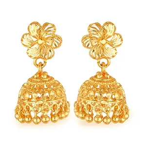 VFJ VIGHNAHARTA FASHION JEWELLERY Vighnharta Shimmering Beautiful Screw back alloy Jhumki Earring valentine day gift valentineday gift for her gift for him gift for women gift for men love gift gifts ValentinesDay2023 for Women & Girls[VFJ1677ERG ]