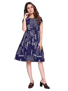Elegant A-Line Cocktail Dress for Women - Ideal for Evening & Parties Navy Blue