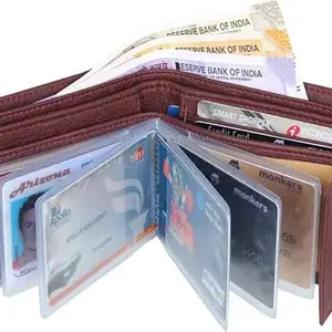 Kastner Men Casual Brown Artificial Leather Wallet (8 Card Slots) LAICH Album Maroon_CW