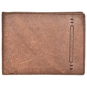 Leatherman Fashion LMN Genuine Leather Men & Women Casual, Trendy, Evening/Party Tan Wallet 06BC