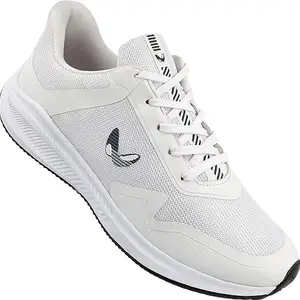 WALKAROO Gents White Sports Shoe (WS9063) 7 UK