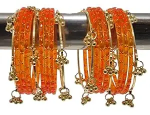 Kashmiri Bangles Bracelet Chudia Set of 18 for Women Bridal Marriage Bride Traditional Wedding Jewelry Indian Ethnic Party Ladies Fashion Bangle Chudia Set Handmade Stylish Bridal Chooda
