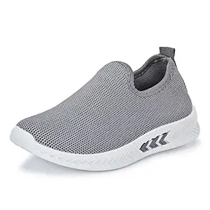 Klepe Kids Grey Running Shoes 34ST-K-7027, 2 UK