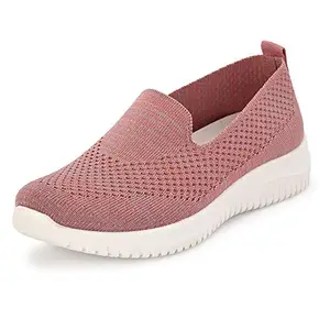 FLAVIA Women's Pink Running Shoes-6 UK (38 EU) (7 US) (FKT/ST-1904/NVY)
