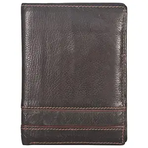Leatherman Fashion LMN Genuine Leather Men Brown Wallet 50218 (8 cc Card Slots)