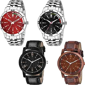 RPS FASHION WITH DEVICE OF R Analogue Attractive Dial Combo Watches 4