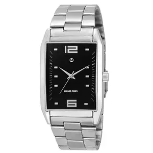 Black Stainless Steel Black Dial Day & Date Analog Men's Watch WT-69