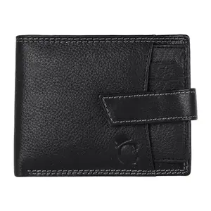 Chardlie Men's Leather Wallet - Lupi Black | Trendy Style, Secure Card Storage