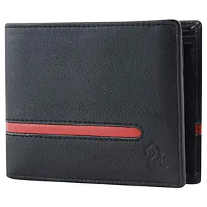 Kara Black & Red Men's Wallet (KA9953BLR)