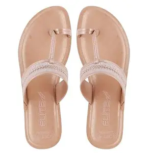 flite Women's Slippers/Sandals/Fashion Sandals/PU Slippers (Copper, 6)