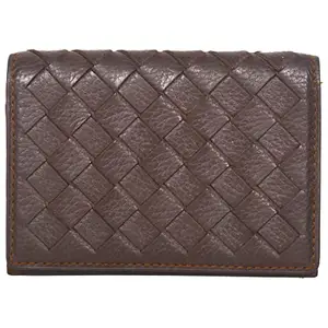 LMN Genuine Leather Brown Color Wallet for Men DW_14 (3 Credit Card Slots)