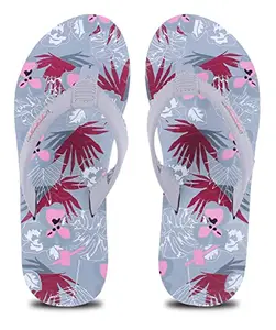 Sparx Women SFL-126 Bluish Grey Black Flip Flops (SF0126LGBBK0006)