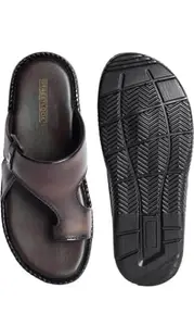 Classic Men's Casual Sandals - Elegant and Durable Footwear for Office and Special Occasions(BrownB_6)