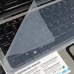 Fashrino Universal Silicone Keyboard Protector Skin for 14.0 and 15.6 Inches Laptops - Dust Cover, Keyguard, Keyboard Skin