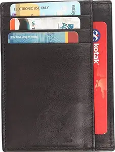 HINTZ Genuine Leather 100% Pure Wallet/Card Holder/Money Clip RFID Protected Multiple Card Slots Slim Stylish New Products