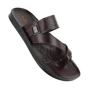 WALKAROO WG5450 Mens Casual and Regular Wear Covering Sandals - Brown