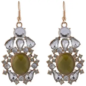 Shining Diva Clip-On For Women (Green)